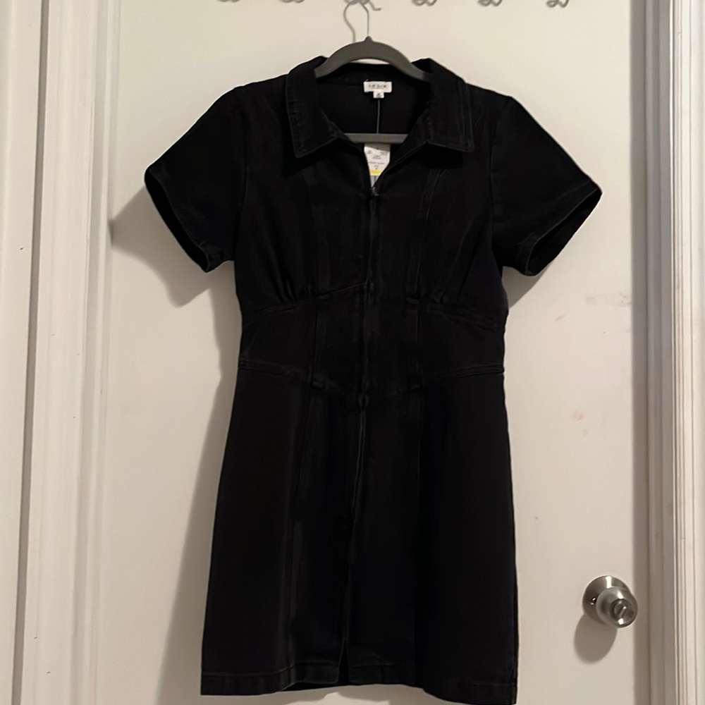 Black Denim Dress